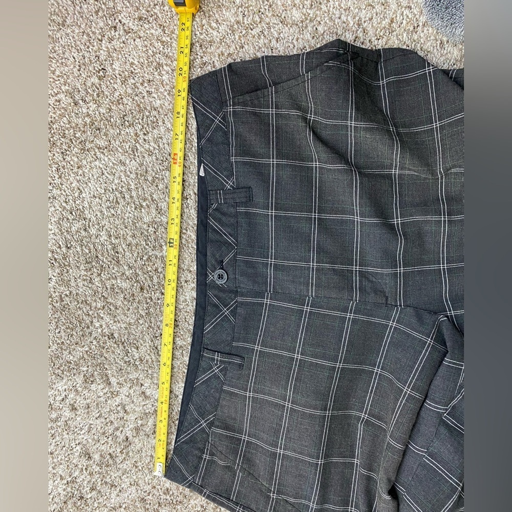 Travis Mathews Gray Grid Plaid Windowpane Chino G… - image 5